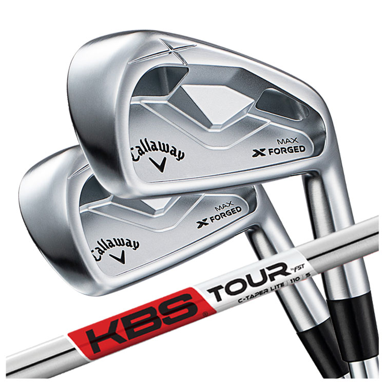 キャロウェイ X FORGED MAX アイアンKBS TOUR C-TAPER LITE Cテーパーライト 立て坑6I～PW(5本仕掛ける)Callaway X フォージド マックス【第一ゴルフ一風変わった】
