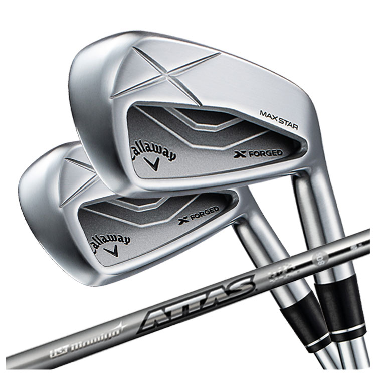 キャロウェイ X FORGED MAX STAR アイアン USTマミヤ アッタスアイアン ATTAS IRON シャフト 6I～PW(5本セット) Callaway X フォージド マックス スター 【第一ゴルフオリジナル】