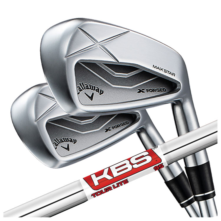 キャロウェイ X FORGED MAX STAR アイアンKBS TOUR LITE 周遊旅行ともし火 立て坑6I～PW(5本仕掛ける)Callaway X フォージド マックス はやりっ子【第一ゴルフ一風変わった】