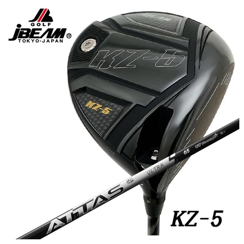 【特注カスタムクラブ】 JBEAM（Jビーム） KZ-5 ドライバー USTマミヤ ATTAS RX ULTRA BLACK シャフト