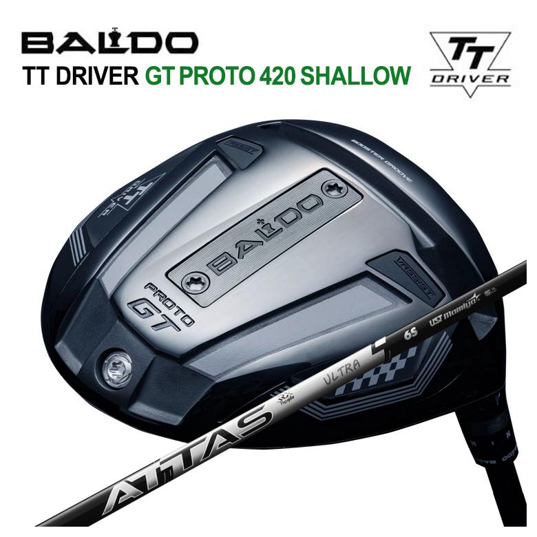 【特注カスタムクラブ】バルド BALDO TT ドライバー GT PROTO 420 SHALLOW USTマミヤ ATTAS RX ULTRA BLACK シャフト
