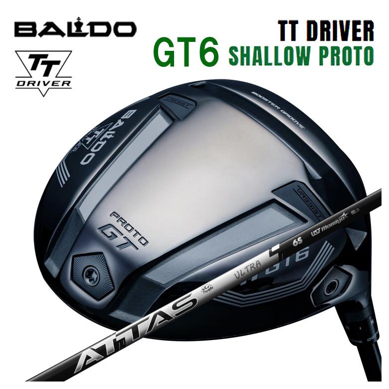 【特注カスタムクラブ】バルド BALDO TT ドライバー GT6 SHALLOW (シャロー) PROTO USTマミヤ ATTAS RX ULTRA BLACK シャフト