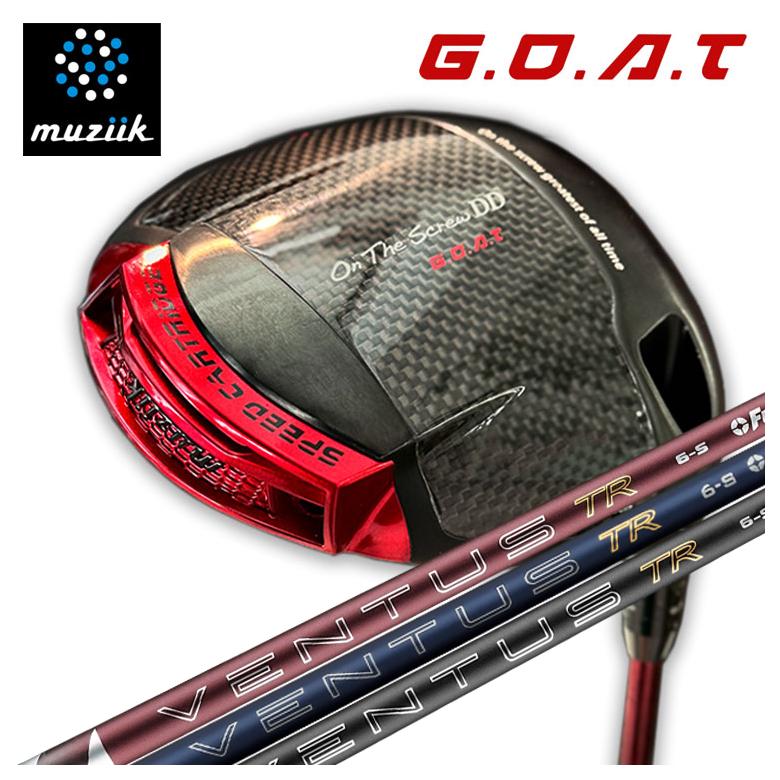 【百貨店大売り出し！全品10倍！ 6/4 20:00 - 6/11 01:59まで】muziik ムジーク On The Screw DD GOAT 手先 １番ウッド藤倉 フジクラVENTUS TR BLUE 2026 NEW ベンタス TR 青碧 矢がら
