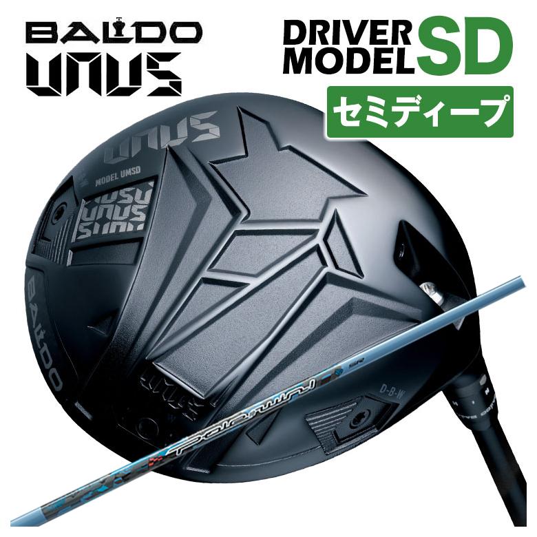【全品ポイント5倍！4/4 20:00-4/10 1:59まで】 【特注カスタムクラブ】【セミディープフェース】バルド BALDO UNUS (ウヌス) MODEL SD ドライバー 2026 Threering（スリリング） Pole to win ポールトゥウィン シャフト