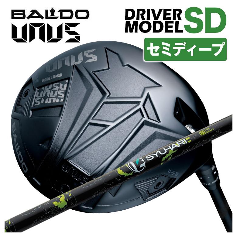 【全品ポイント5倍！4/4 20:00-4/10 1:59まで】 【特注カスタムクラブ】【セミディープフェース】バルド BALDO UNUS (ウヌス) MODEL SD ドライバー 2026 Threering（スリリング） SYUHARI シュハリ シャフト
