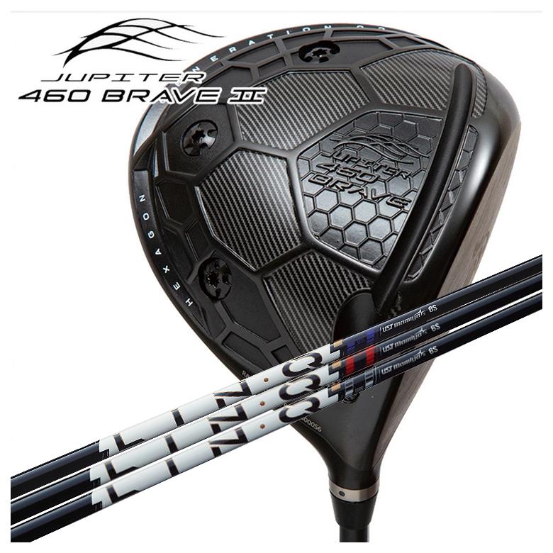 【全品ポイント5倍！4/4 20:00-4/10 1:59まで】 【特注カスタムクラブ】JUPITER ドライバー ジュピター 460 BRAVE2 DR USTマミヤ LIN-Q PowerCore リンク パワーコア 【BLUE】シャフト