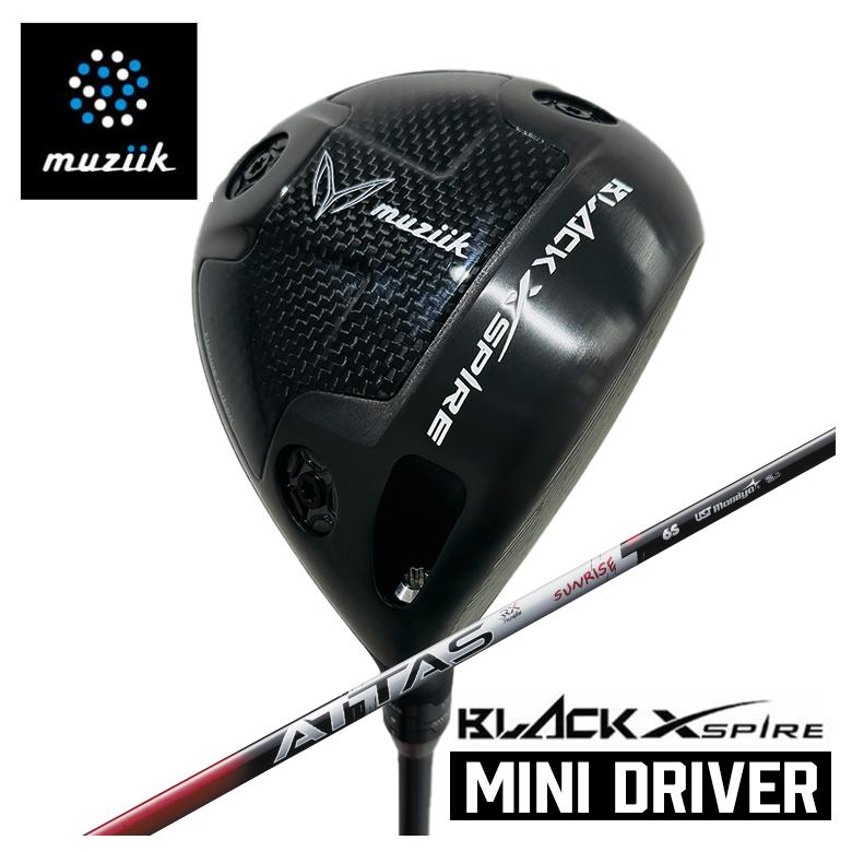 【百貨店大売り出し！全品10倍！ 6/4 20:00 - 6/11 01:59まで】BLACK XSPIRE Mini Driverブラックエクスパイア ミニ１番ウッドUSTマミヤ ATTAS RX SUNRISE REDアッタス RX サンライズ 赤いこと 立て坑