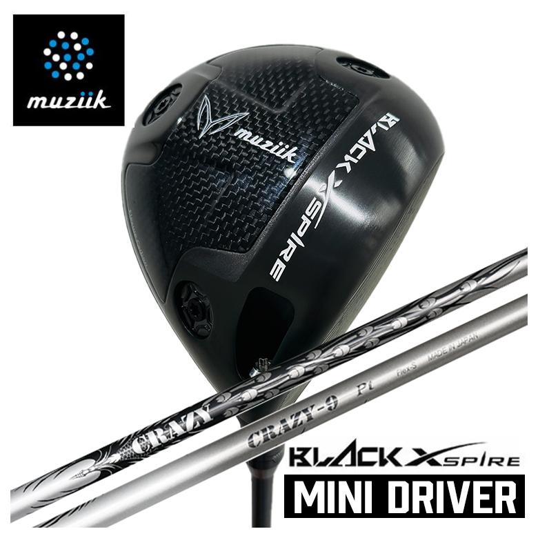 【全品ポイント5倍！4/4 20:00-4/10 1:59まで】 【特注カスタムクラブ】BLACK XSPIRE Mini Driver ブラックエクスパイア ミニドライバー クレイジー(CRAZY) CRAZY-9 PTシャフト