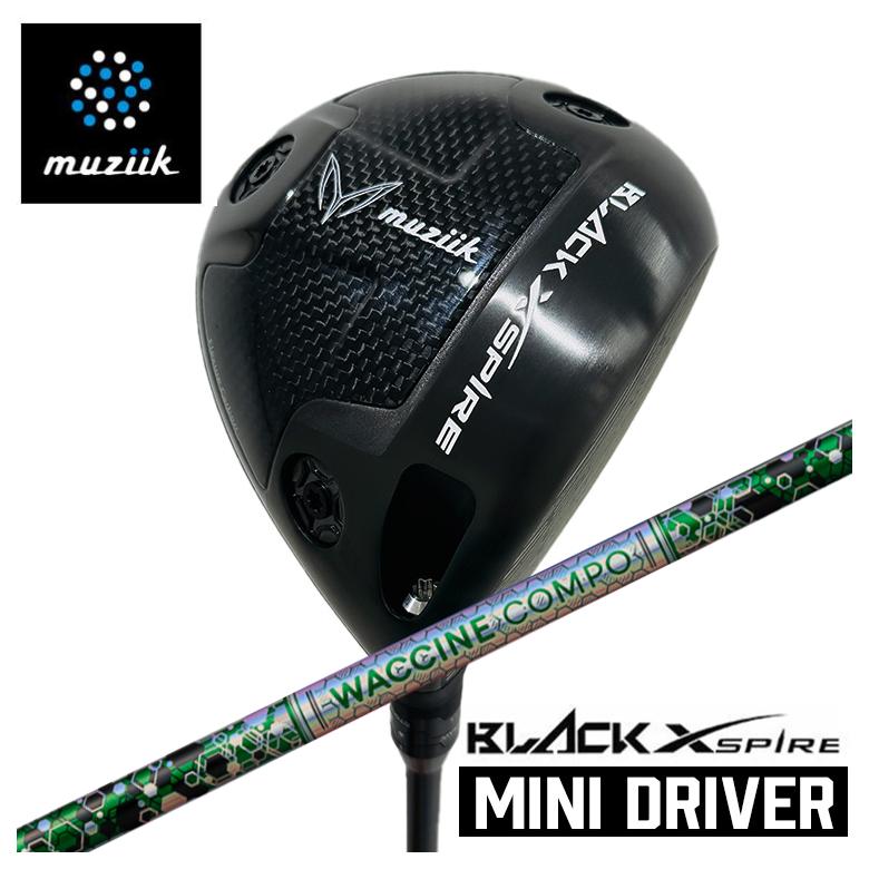 【全品ポイント5倍！4/4 20:00-4/10 1:59まで】 【特注カスタムクラブ】BLACK XSPIRE Mini Driver ブラックエクスパイア ミニドライバー グラビティ ワクチンコンポ GR401 DR用シャフト
