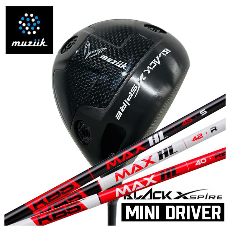 BLACK XSPIRE Mini Driverブラックエクスパイア ミニ１番ウッドKBS MAX HLマックス 立て坑