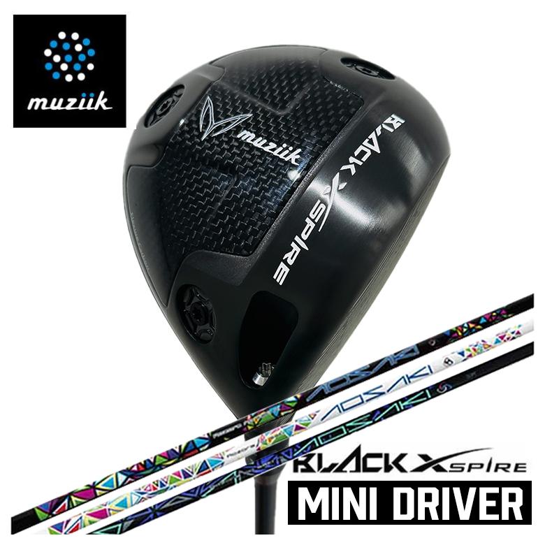 【全品ポイント5倍！4/4 20:00-4/10 1:59まで】 【特注カスタムクラブ】BLACK XSPIRE Mini Driver ブラックエクスパイア ミニドライバー Threering（スリリング） アオサキ・アケボノ シャフト