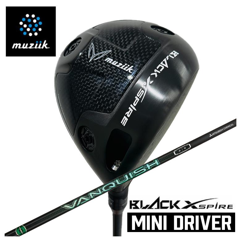 【百貨店大売り出し！全品10倍！ 6/4 20:00 - 6/11 01:59まで】BLACK XSPIRE Mini Driverブラックエクスパイア ミニ１番ウッド三菱ケミカルVANQUISH(バンキッシュ) VV 立て坑