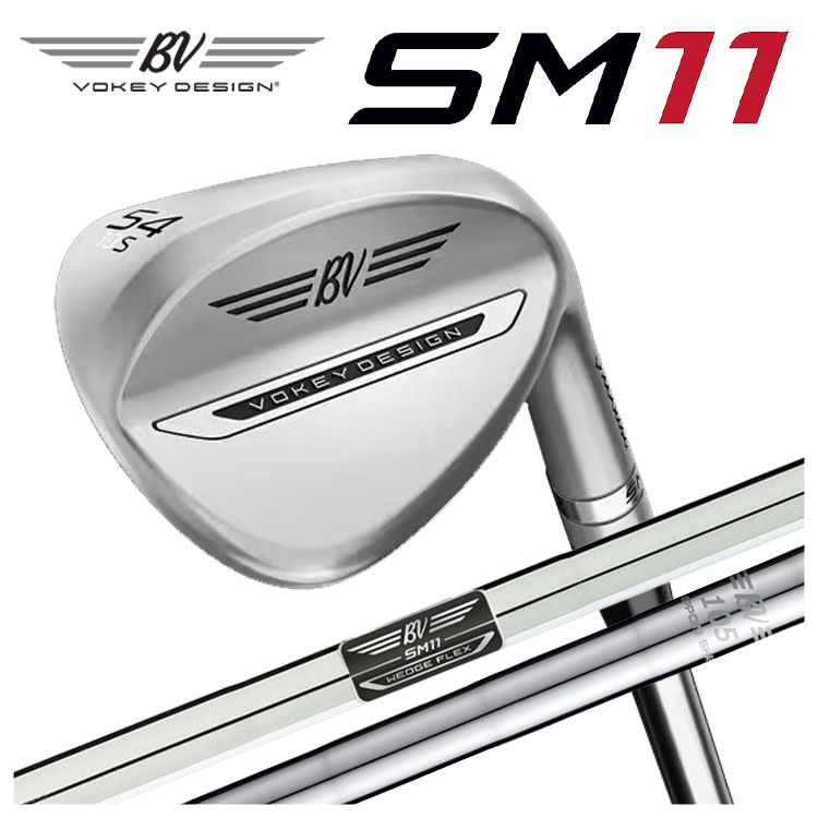 【全品ポイント5倍!7/19 20:00~7/26 1:59】タイトリスト Titleist ボーケイデザイン スピンミルド11 ツアークロム ウェッジ 標準装着スチールシャフト 日本正規品VOKEY DESIGN SM11 Tour Chrome wedge|第一ゴルフ カスタムクラブ専門店