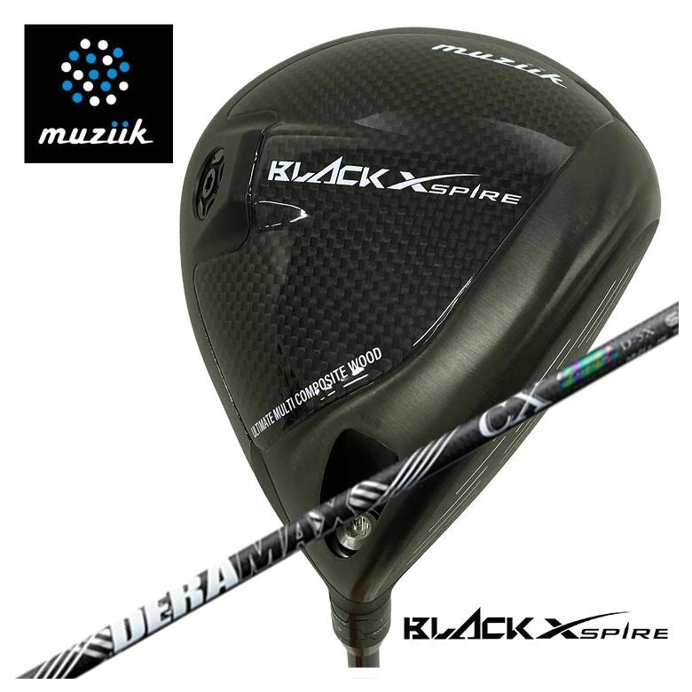 【百貨店大売り出し！全品10倍！ 6/4 20:00 - 6/11 01:59まで】muziik ムジーク BLACK XSPIRE ブラックエクスパイヤー １番ウッドDERAMAX デラマックス虹デラ CX-D 割り増し金つづき物 立て坑