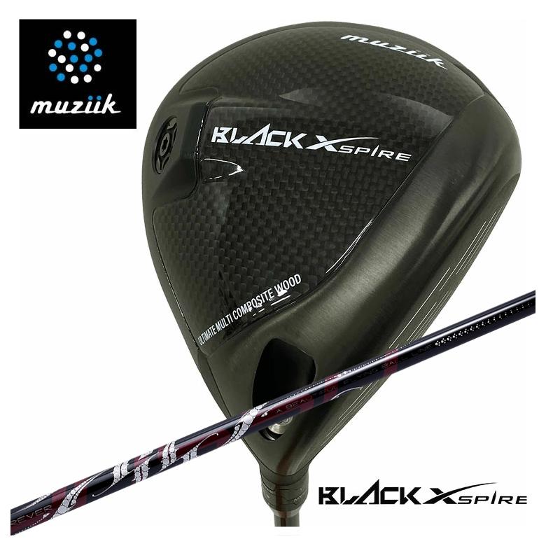 【全品ポイント5倍！4/4 20:00-4/10 1:59まで】 【特注カスタムクラブ】muziik ムジーク BLACK XSPIRE ブラックエクスパイヤー ドライバー ARCH アーチ ROSSO ロッソ DR用 シャフト