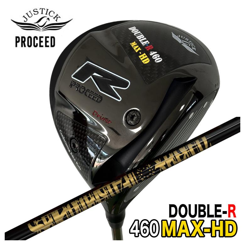 【全品ポイント5倍!4/14 20:00 - 4/17 09:59まで】 【特注カスタムクラブ】 JUSTICK ジャスティック PROCEED DOUBLE-R 460MAX-HD ドライバー TRPX(ティーアールピーエックス) Fabulous Ni-Ti 40 Flash ファビュラス 40 フラッシュ シャフト