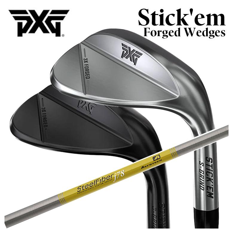 【全品ポイント5倍!4/14 20:00 - 4/17 09:59まで】 PXG Stick’em フォージドウェッジ スチールファイバー Jシリーズ シャフト 28,600円