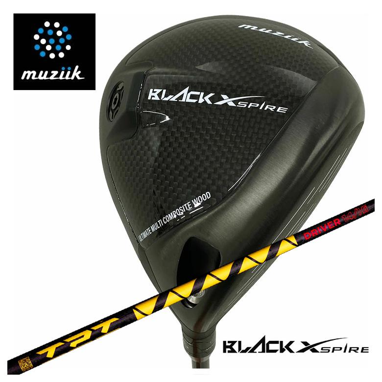 muziik ムジーク BLACK XSPIRE ブラックエクスパイヤー １番ウッドTPT Driver Shaft Power Range 立て坑