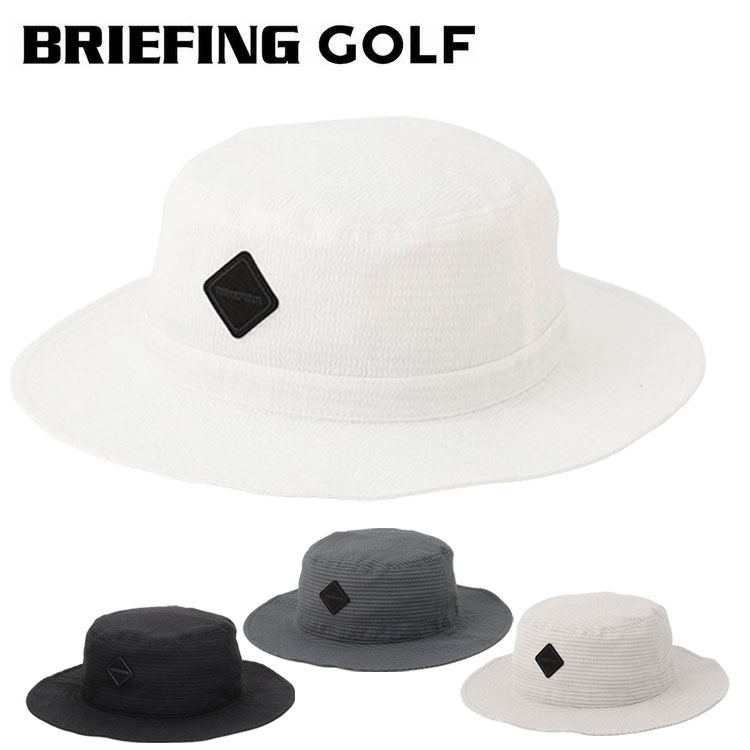 【全品ポイント5倍！7/19 20:00～7/26 1:59】ブリーフィング ゴルフメンズ シアサッカー ワイド ハットSEERSUCKER WIDE HATBRIEFING GOLF BRG261MC2｜第一ゴルフ　カスタムクラブ専門店