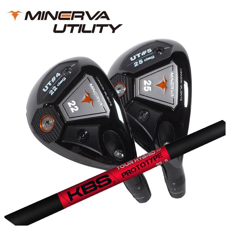 【百貨店大売り出し！全品10倍！ 6/4 20:00 - 6/11 01:59まで】MINERVA GOLF ミネルヴァ ゴルフMINERVA UTILITY ミネルヴァ ありがた味KBS TOUR Graphite Hybrid Prototype 炭素矢がら