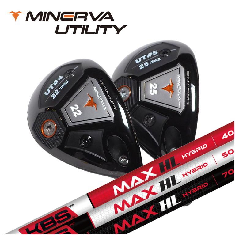 【百貨店大売り出し！全品10倍！ 6/4 20:00 - 6/11 01:59まで】MINERVA GOLF ミネルヴァ ゴルフMINERVA UTILITY ミネルヴァ ありがた味 KBS MAX HL HYBRID 変わり種矢がら