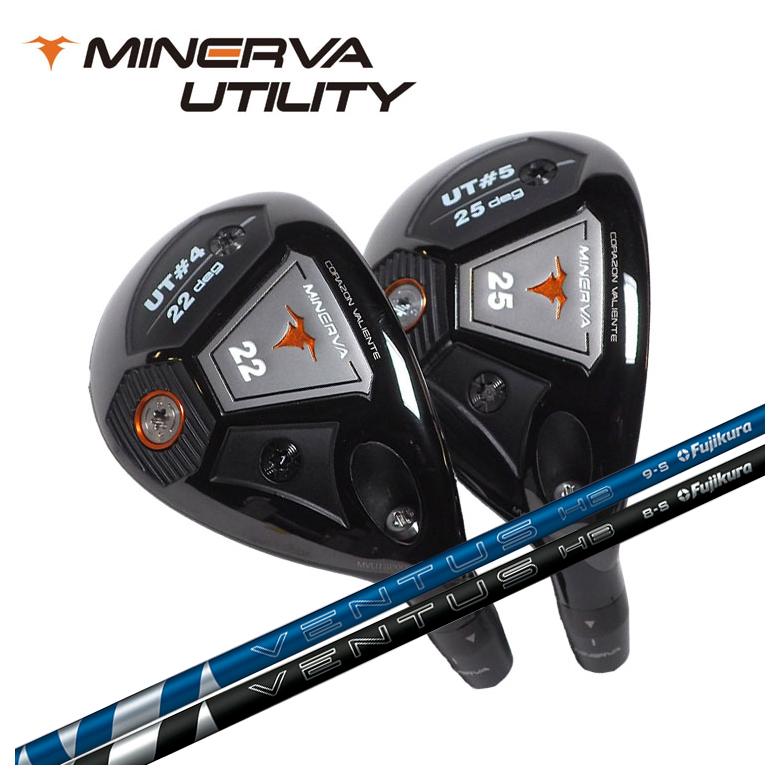 【百貨店大売り出し！全品10倍！ 6/4 20:00 - 6/11 01:59まで】MINERVA GOLF ミネルヴァ ゴルフMINERVA UTILITY ミネルヴァ ありがた味 藤倉 フジクラVENTUS HB ベンタス 変わり種 青碧／黒いこと 矢がら