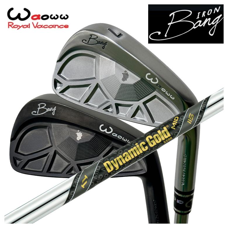 【特注】Waoww（ワオ） Bang（ヴァン）アイアン IRトゥルーテンパーダイナミックゴールド DG MID 115 立て坑