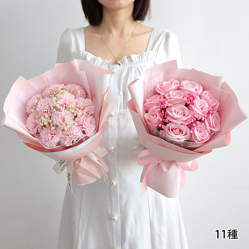 楽天市場】約23*55cm ブーケ 造花 ウェディング 白薔薇 造花 