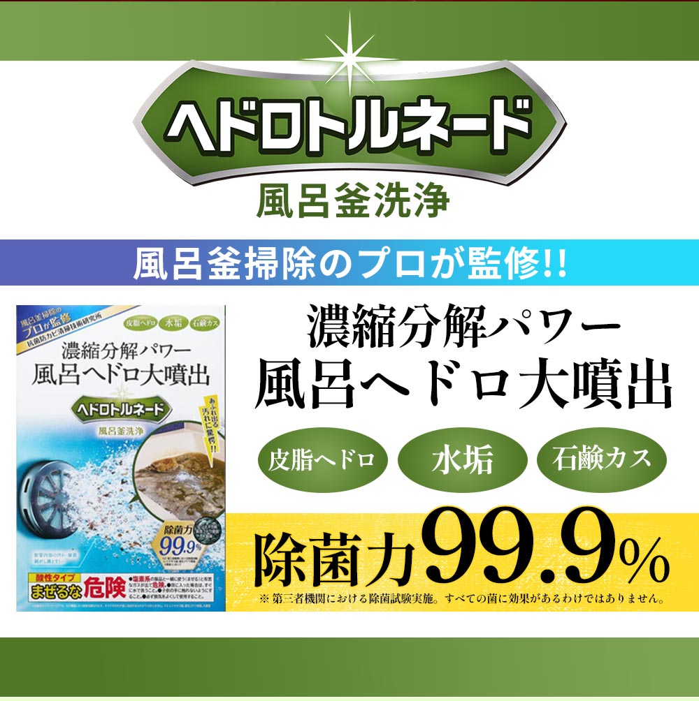 ヘドロトルネード プロ仕様 風呂釜洗浄剤 専用カップ 追い炊き 配管