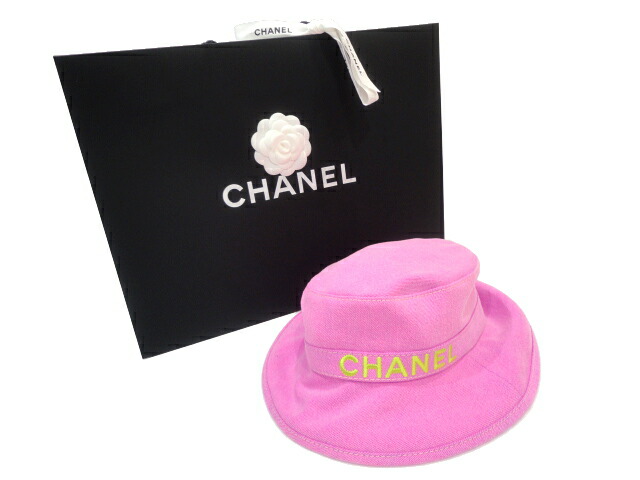 新品 未使用品 Chanel シャネル 7574 B Nc5 バケット ハット M コットン ピンク 21ss 新作 帽子 レディース 女性用 ブランド ファッション 小物 プレゼント ギフト 希少 レア Psicologosancora Es