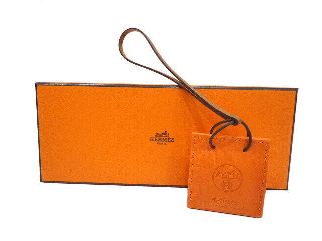 送料込み【HERMES】エルメス ショッピング バッグ チャーム エルメスショッピングバックチャーム