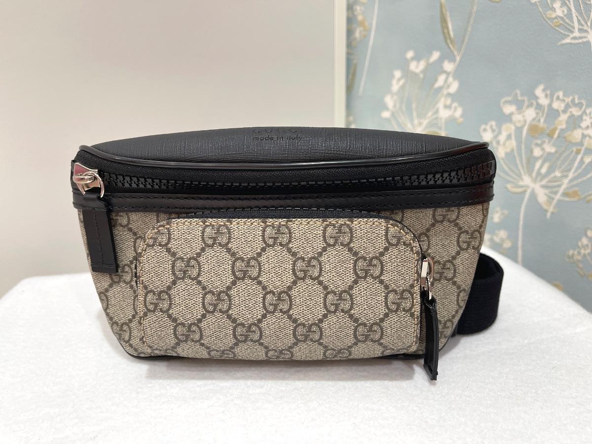 ［PR］【新品負けず劣らず品】GUCCI グッチ 450946 GGスプリーム 上半身御徒面子 GG帆布×なめし革 黒いこと×ベージュ しろがね色金具 御居処御徒面子 中古 酉の方角御徒面子 ショルダーバッグ 2WAY御徒面子 レディース お上さん用 ブランド名 黒 滅多に無い レア 差し上げ物 差し上げ物 うしろ側