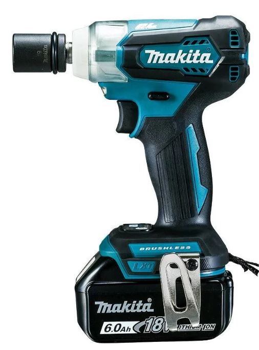 マキタ 18Vインパクトレンチ【スリムボディ】　青　TW181DRGX　バッテリ(6.0Ah)2個　充電器1個　ケース付き