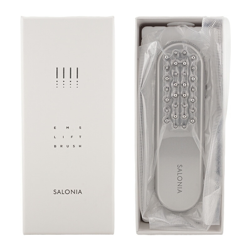 SALONIA 美顔器 スカルプ フェイス ボディ SALONIA、筋トレ発想の美顔器「​EMSリフトブラシ 3Dケア」11月1