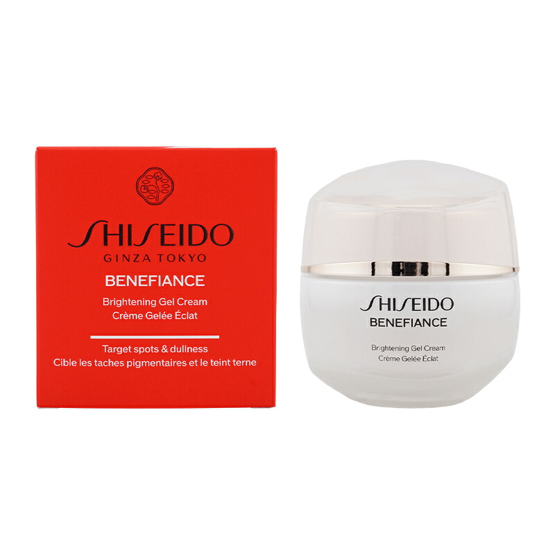 SHISEIDO 資生堂 ベネフィアンス ブライトニング ジェル クリーム 本体 50g 透明感 明るさ シミ そばかす [医薬部外品] [ギフトラッピング対応]｜DAIKISHOP