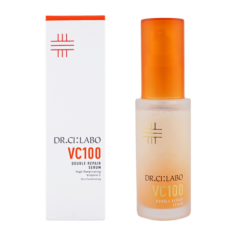 DR.CI:LABO ドクターシーラボ VC100ダブルリペアセラム 30mL 美容液 高浸透 エッセンス層 乳液層[ギフトラッピング対応] 5,146円