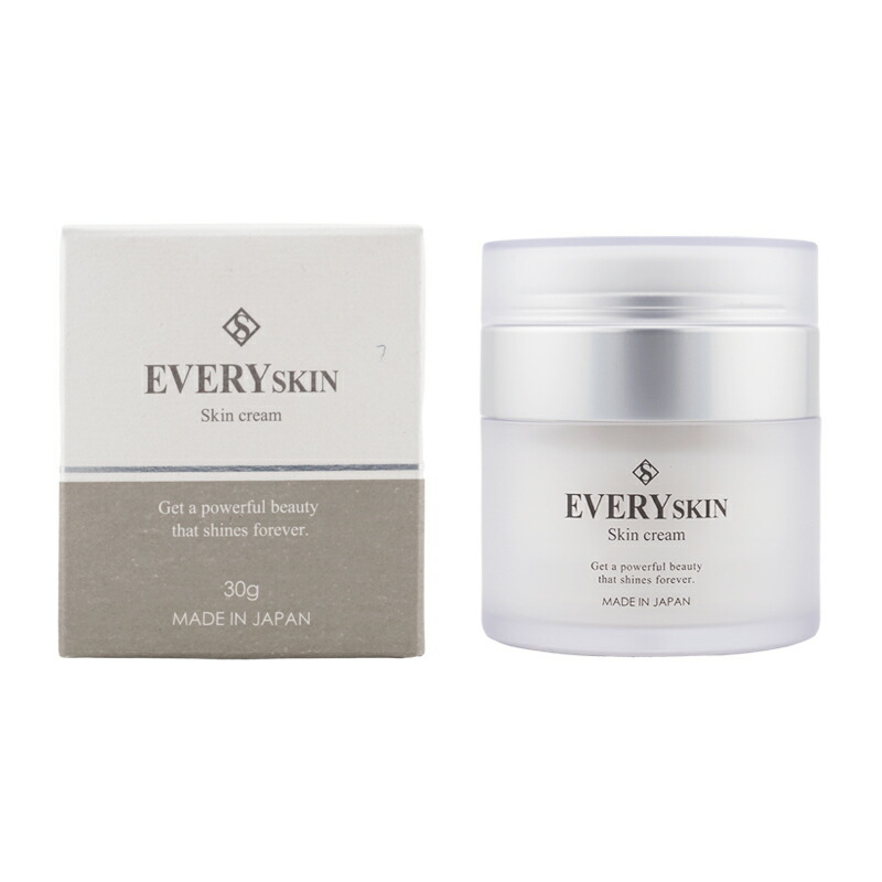 EVERYSKIN エブリースキン スキンクリーム 美容クリーム 30g 高保湿の植物由来オイル ふっくらと潤った肌 [ギフトラッピング対応]｜DAIKISHOP