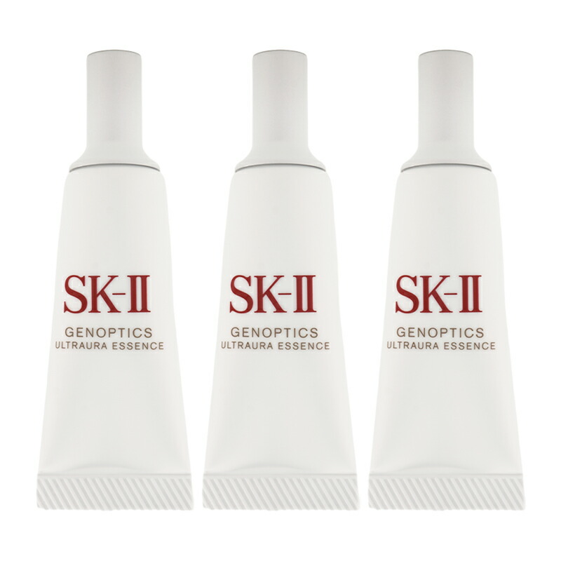 SK-II ジュノプティクス ウルトラオーラ エッセンス 10ml×3個 楽天市場】SKII SK-II SK2 SK-2 エスケーツー ジェノプティクス