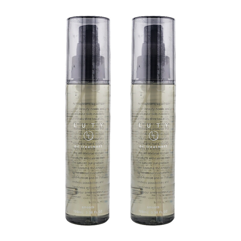 [2個セット]LUTY ルーティー ヘアオイル スムース 本体 100ml フローラルムスクの香り 洗い流さないトリートメント 軟毛 細毛[ギフトラッピング対応]