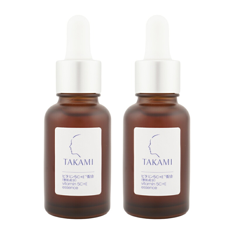 [2個セット]TAKAMI タカミ エッセンス5C+E 機能性美容液 30ml くすみ 毛穴ケア ビタミンC ビタミンE 浸透性 速攻性 整肌成分[ギフトラッピング対応]｜ダイキ店