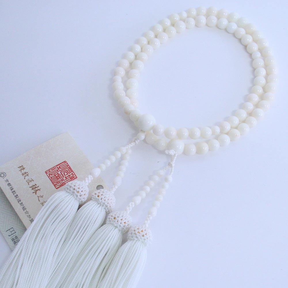 楽天市場】【限定価格】数珠 女性用 二連寸法切 ピンク入本珊瑚