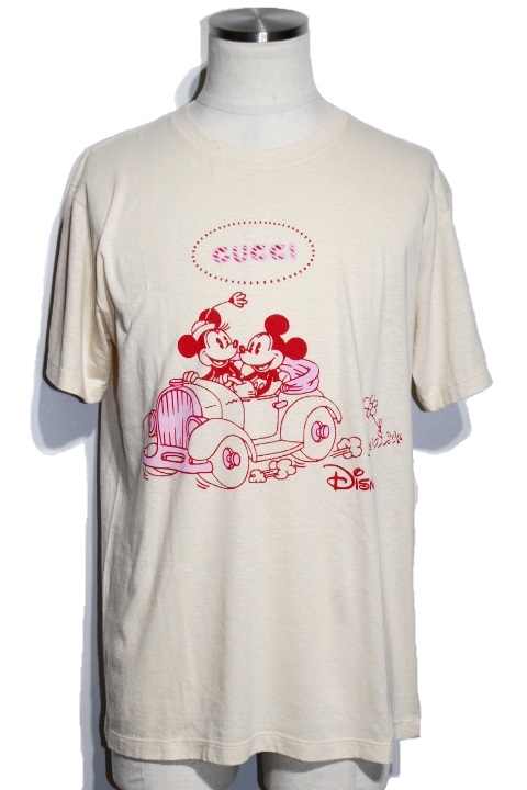 Gucci グッチ Disney ディズニー X Gucci Tシャツ メンズxs アイボリー コットン Xjb6t 9230 定価 63 800 0 中古 大黒屋 Smartagripost Com