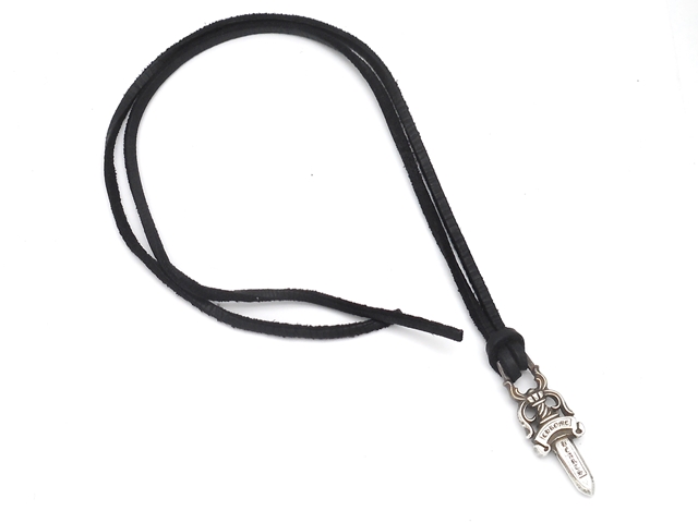 楽天市場 Chrome Hearts クロムハーツ 貴金属 宝石 ネックレス ペンダント ダガー Dagger シルバー 革ひも 16 3g 0 中古 大黒屋 質屋 大黒屋