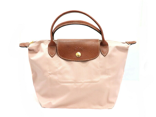 楽天市場 ｌｏｎｇｃｈａｍｐ ロンシャン ハンドバッグ ル プリアージュｓ ピンクベージュ 1621 471 中古 大黒屋 質屋 大黒屋