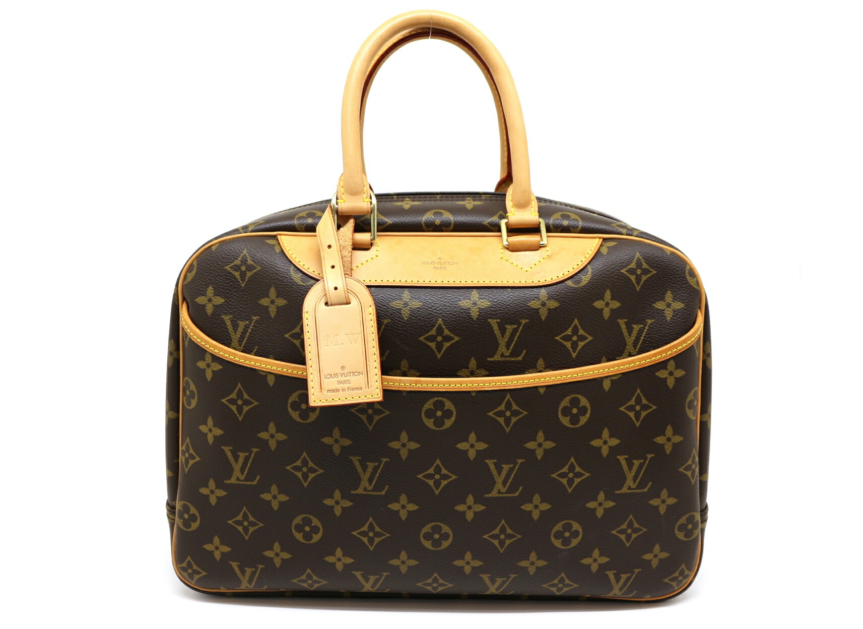 公式 クラブハリエ】 M47270 モノグラム ドーヴィル ハンドバッグ ルイ.ヴィトン Vuitton Louis （イニシャル入り） 【中古】【大黒屋】  【471】 バッグ 86127