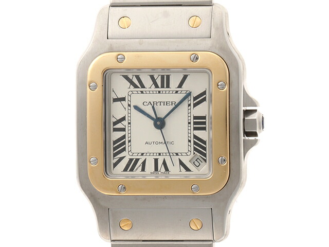 Cartier カルティエ サントスガルベxl W099c4 自動巻き Yg Ss イエローゴールド ステンレス St 472 中古 大黒屋 Bilalshahrour Fr