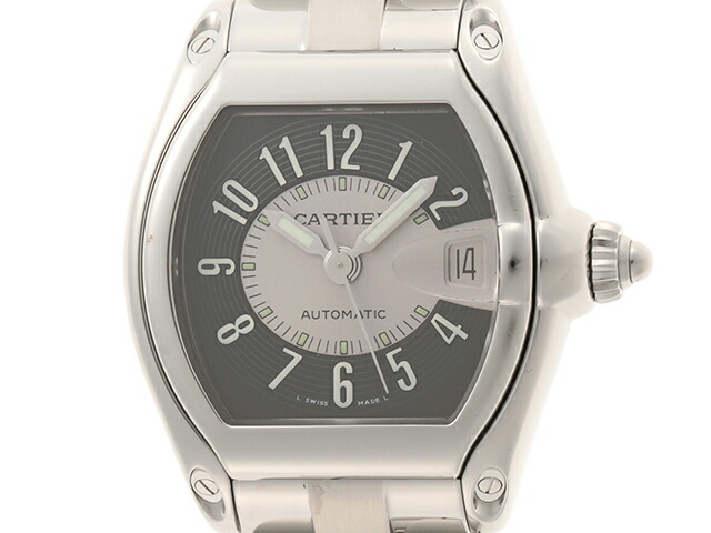 Cartier カルティエ ロードスター メンズ腕時計 W6001v3 メンズ Cartier ステンレス オートマチック 432 中古 大黒屋 質屋 大黒屋中古ブランド品なら老舗の質店 質屋大黒屋