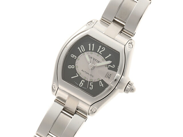 Cartier カルティエ ロードスター メンズ腕時計 W6001v3 メンズ Cartier ステンレス オートマチック 432 中古 大黒屋 質屋 大黒屋中古ブランド品なら老舗の質店 質屋大黒屋