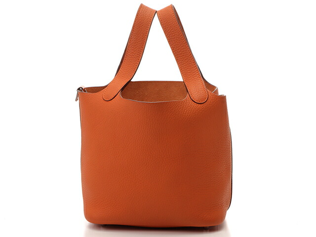 Hermes エルメス ピコタンロックpm オレンジ オレンジ トリヨン トリヨン Q刻印 エルメス 460 中古 大黒屋 質屋 大黒屋中古ブランド品なら老舗の質店 質屋大黒屋