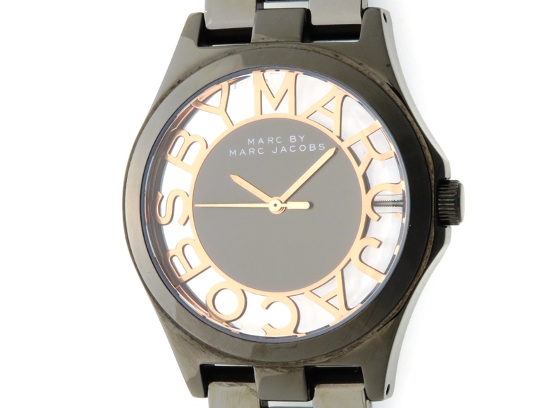 Marc By Marc Jacobs マークバイマークジェイコブス ヘンリースケルトン Mbm3254 ダークグレー文字盤 Ss ステンレス クオーツ 男女兼用 時計 4 中古 大黒屋 Andapt Com